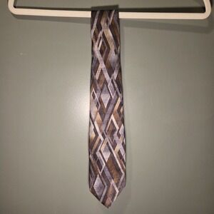 Arrow 100% Silk Diamond Print Neck Tie
